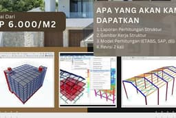 IMB|PBG| Jasa Hitung dan Gambar Struktur | Cepat, Murah, Revisi Gratis