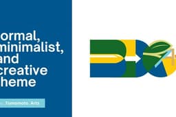 Logo design with a formal, minimalist, and creative theme, suitable for organizations