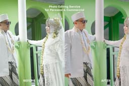 JASA EDIT FOTO WEDDING / PREWEDDING / WISUDA / PRODUK / FASHION
