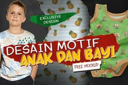 Desain Eksklusif Motif untuk Baju Anak dan Bayi
