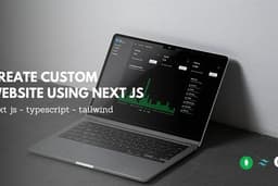 website custom menggunakan next js
