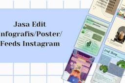 Jasa Desain Infografis/Poster Instagram Ilmiah/Profesional/Iklan Produk