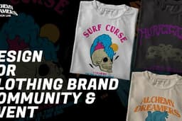 DESAIN KAOS ESTETIKA UNTUK CLOTHING, KOMUNITAS DAN EVENT