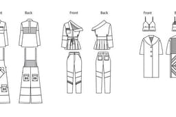 fashion technical drawing