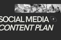 Content Plan Social Media Post