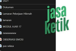 JASA KETIK TUGAS DENGAN ATAU TANPA MATERI