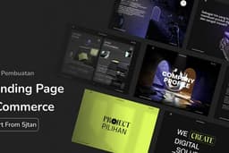 Pembuatan Website landing app / e-Commerce