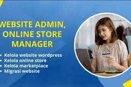 Jasa Admin Kelola Website, Wordpress, Shopee, Tiktok, Lazada, Tokopedia dan E-commerce lainnya