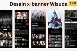 Desain X Banner (Stand Banner) Wisuda/Sidang skripsi