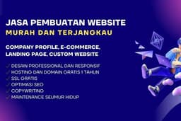 Jasa Pembuatan Website Company Profile, E-Commerce, Landing Page, Custom Website
