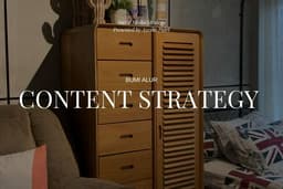Desain Presentasi Strategy Content Rumah Minimalis