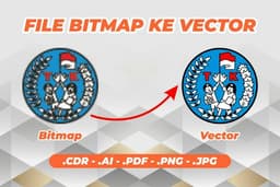 Jasa Tracing gambar Bitmap ke Vector