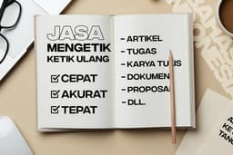 JASA Mengetik, Ketik Ulang, Ketikan, Edit Dokumen CEPAT, TEPAT, AKURAT - Harga Terbaik
