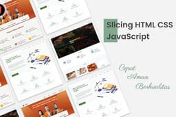 Slicing desain ke HTML, CSS, Javascript