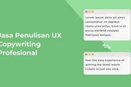 Jasa Penulisan UX Copywriting Profesional