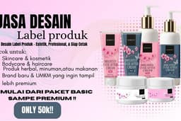 Jasa Desain Label Produk Estetik – Bikin Brand Kamu Lebih Menonjol!