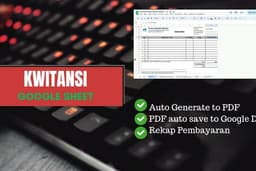 Kwitansi di Google Sheet