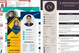 CV/Daftar Riwayat Hidup, Daftar Menu Cafe, Video Aesthatic ( Makanan, Tutorial, Travelling)