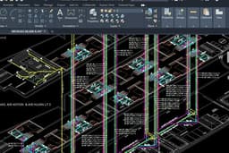 Jasa Gambar Autocad 2D Instalasi Mekanikal Elektrikal Plumbing (MEP)