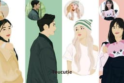 Desain Vektor Potrait/Ilustrasi Wajah Anda
