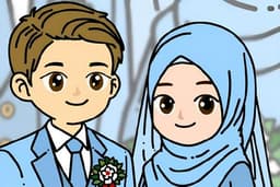 Jasa Ilustrasi Digital Couple Style Kartun Lucu | Kado Romantis & Spesial