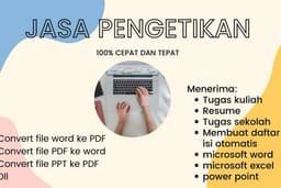 Jasa ketik, resume, tugas sekolah dan kuliah