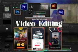 Professional Video Editing ''long video or short'' (Youtube - Reels - Short - Feed)