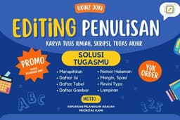 Jasa Editing Format Penulisan (Makalah & Skripsi)