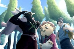 Desain Karakter Berwarna dengan Gaya Anime atau Komik.