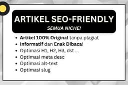 JASA TULIS ARTIKEL SEO-FRIENDLY -- Bebas Pilih Topik APAPUN!
