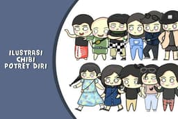Ilustrasi Chibi Potret Diri