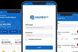 Aplikasi Laundry terintegrasi dengan Payment Gateway + WhatsApp