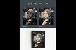 Potrait Vector Illustration