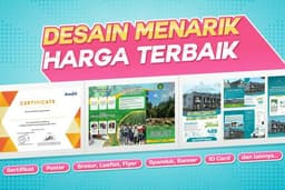 Desain Kreatif & Menarik untuk Poster, Banner, Brosur, dan Sertifikat