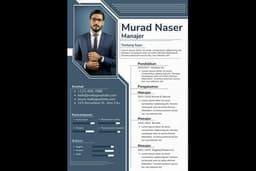 Desain CV / Resume Modern Secepat Kilat