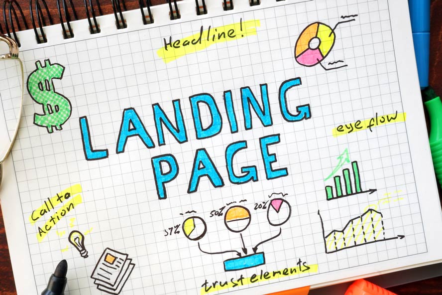cara membuat landing page